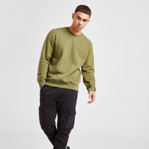 Wholesale Blank Fleece Crew Neck Sweatshirt Men Custom Polyester Sweatshirt For Sublimation Men's Sweatshirt